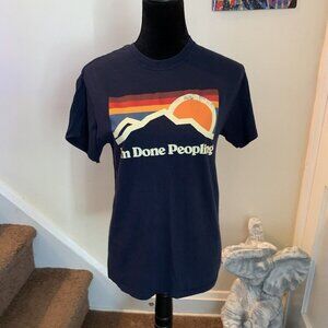 D.O.M “I’m Done Peopling” Unisex Shirt Size S